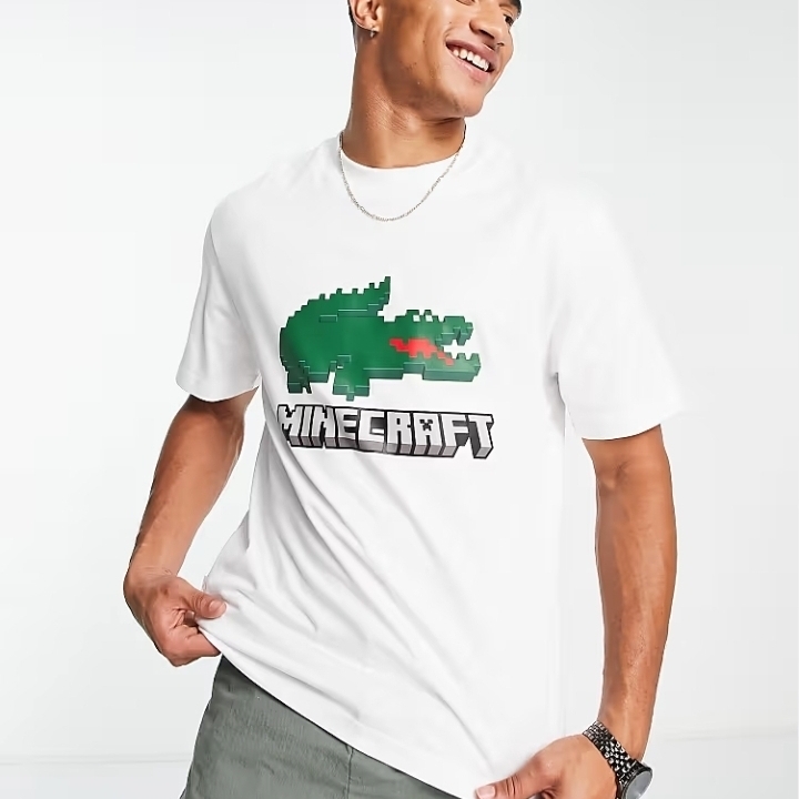 Lacoste White Unisex TShirt
